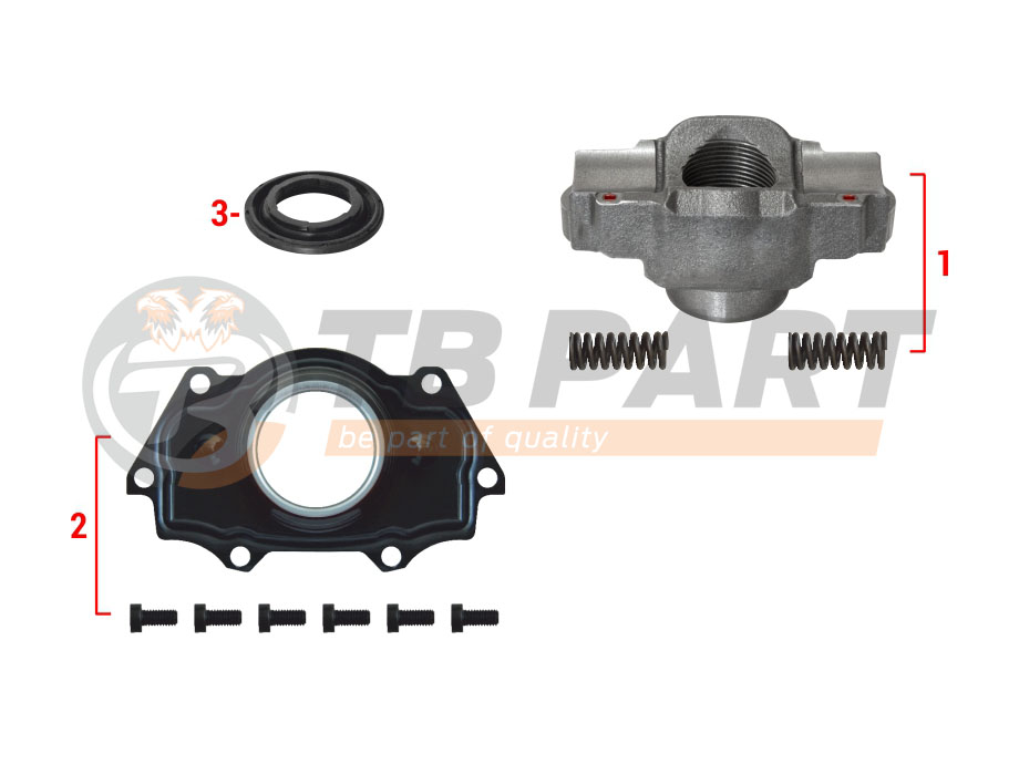 KNORR Caliper Bridge Assembly Repair Kit Caliper Repair Kit